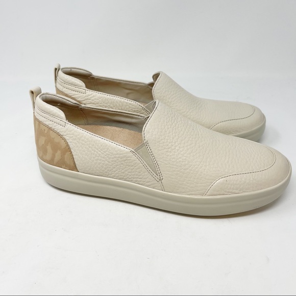 VIONIC Women’s PENELOPE Cream Leather Sneaker